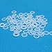 Produktbild ELEGIANT 150Pcs Weiß Silikon O-Ring Tastenkappe Keycap Switch Dämpfer White Keycap Rubber O-Ring Switch Dampeners für Cherry MX Switch keyboard