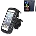 Produktbild Für Archos 50c Platinum Fahrrad Halterung Handy Halterung Lenkstange Fahrrad Halter Motorrad Bike mount Smartphone Halter für Archos 50c Platinum Wasserabweisend, regensicher, spritzwasserdicht - K-S-Trade(TM)
