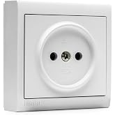 FAMATEL &ndash; Base Without TT | Surface | 16A | 250V | 65 x 65 mm | Living 8000 Series