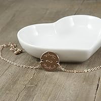 Hochzeit, Armband Roségold mit Gravur, Set, 2x Trauzeugin, 1x Braut, personalisiertes Armband, Namensarmband, Rotgold, Namenarmband, Roségold, Geschenk-Set, Brautjungfern