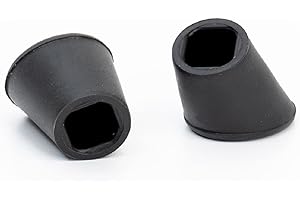 Pletscher Paire d'esge à Pied en Place Stand-Plastique Adulte Unisexe, Noir, Taille Unique