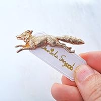 Fox Anstecknadel Brosche