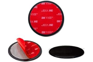 Navitech 80mm (TWIN PACK) in Car Adhesive Universal Dash Disc For Windscreen Suction Cups Compatible With The OHREX 7 Inch Truck Sat Nav