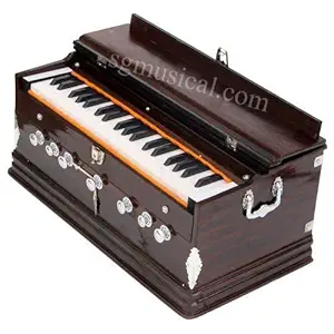 SG MUSICAL Best Harmonium 7 Stopper, Double Bellow, 39 Key, Two Reed (Bass-Male),3 1/4 Octave, Kepler, Harmonium