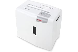 ‎HSM HSM shredstar S10 Aktenvernichter I Streifenschnitt 6,0mm I Sicherheitsstufe P-2 I Leiser Home Office Schredder für Papier, CDs, DVDs, Kreditkarten I 18l Auffangbehälter I Papierschredder 10 Blatt