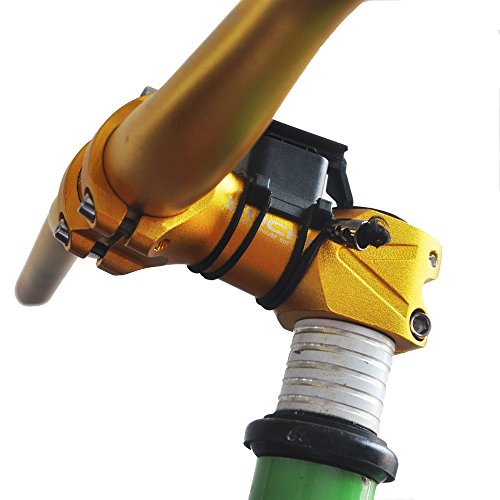 upanbike Bike Motorrad hnadlebar Vorbau Halterung Bike Mount Double Seil Strap Lock kompatibel mit Universal Telefon und GPS, schwarz