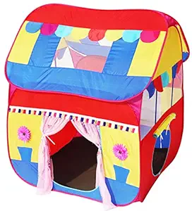 Homecute Foldable Pop Up Hut Type Kids Toy Play Tent House - Multi Colour