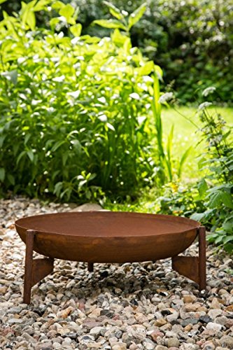 Feuerschale Rost Ø 55cm Schmiedeeisen Feuerkorb Rostig Brennkorb - 4