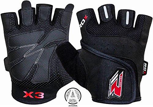 RDX Gym Fitness Handschuhe Gewichtheben Bodybuilding Sports Trainingshandschuhe Workout Gloves