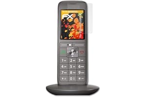 atFoliX Panzerfolie kompatibel mit Gigaset CL660HX Schutzfolie, entspiegelnde und stoßdämpfende FX Folie (3X)
