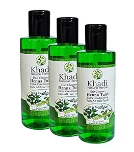 HEENA & TULSI EXTRA CONDITIONING (SLS+SULFATE+PARABEN FREE)-PACK OF 3