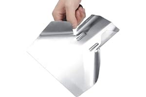 LSAARDTH Popcorn-Schaufel Pommes-Schaufel, Edelstahl-Popcorn-Schaufel Pommes-Bagger Snacks Schaufel Lebensmittelschaufel Schaufel für Chips Süßigkeiten Eis