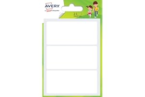 AVERY - Sachet de 21 étiquettes multi-usages. Format 34 x 75 mm.