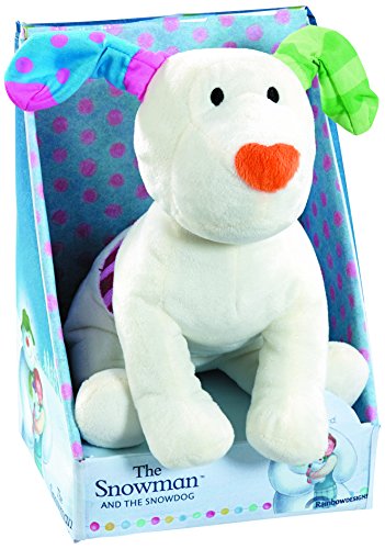 large snow dog soft toy
