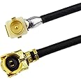 Superbat U.FL Cable (15cm/6") IPX (IPEX/UFL) Female to IPX (IPEX/UFL) Male RF Pigtail Cable 1.13MM Low-Loss U.FL Extension Cable Pack of 2