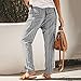 Produktbild Damen Tasche Streifen Druck Lange Leggings Yogogo Sommer Kordelzug Yoga Hosen Hohe Taille Lose Yogahose Sexy Bleistift Pants 3/4 Tummy Control Laufhose Sport Fitness Leggins Slim Fit Dünne Sporthose