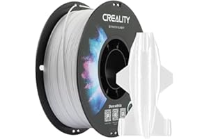 Creality CR-PETG 3D Print Filament, 1.75mm, Excellent Toughness, High Precision, Odorless, Non-toxic, Moisture-Proof, 1kg (2.2lb), Glossy PETG Filament for 3D Printer (White)