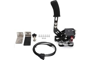 BRUCE & SHARK Freno de Mano USB de 14 bits para Juegos de Carreras Soporte para Volante G27 / G29 G920 PC Negro (Solo para PC, no para Xbox y PS4 / PS5)