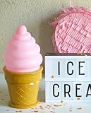 A little lovely company – Nachtlampe Nachtlicht – Ice Cream Light, Eislampe, Eis – Pink - 2