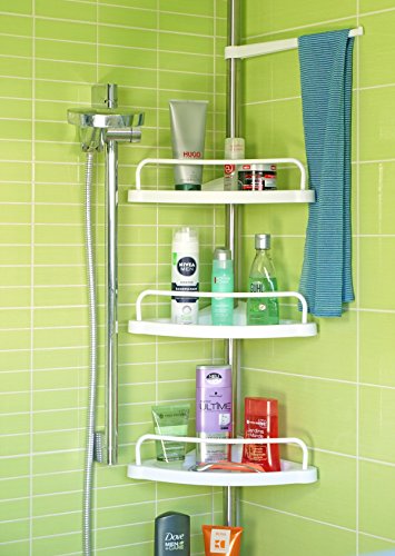 stardis Teleskop-Eckregal mit 4 Ablagen Duschecke - 9