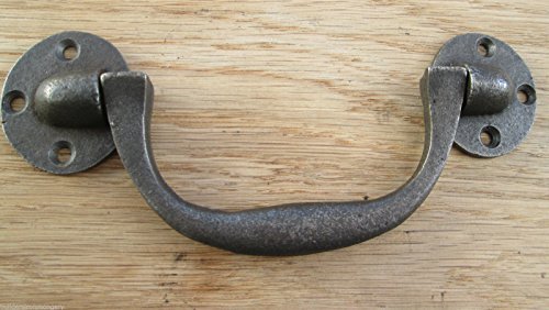 Ironmongery World® Vintage Old Style Antik Eisen gegossen Chest Lifting feststellbaren Griff