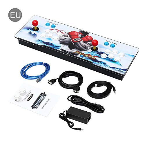 Preisvergleich Produktbild Spielkonsole / Videospielkonsole Mit 1220 Klassische Arcade Spiele, 4 Rutschfesten Gummiauflagen Wasserdichte Acrylplatte, HD Kabel Und VGA, Familien Handheld Spielkonsole