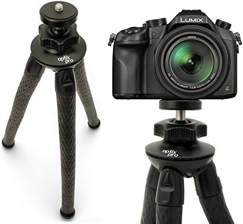 Optix Pro Large Ultra Flexible Tripod Stand with 360? Rotating Ballhead for Panasonic Lumix DSLR SLR Cameras