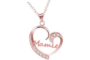 GUOYU Cadeaux Mamie Grand-mère Collier Mamie Femmes,Cadeaux Noël pour Mamie,Cadeaux Fête des mères pour Mamie,Cadeau d'anniversaire Femme
