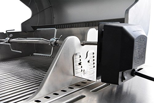 Onlyfire Universal Grill 7,6 cm Slide Edelstahl Rotisserie Motor Halterung - 5