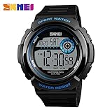 Easy Go Shopping Mode im Freiensport Multifunktions Wasserdichte Herrenuhr Dual Time Student Kinder elektronische Uhr (Color : 3)