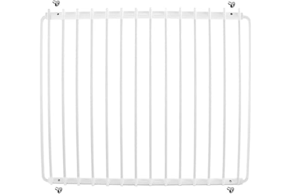 Spares2go Étagère Universelle pour Réfrigérateur Congélateur (Blanche, Réglable, Recouverte de Plastique, Bras Extensibles)