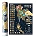 Produktbild Mcbazel Landkarte zum Rubbeln 40 x 30 cm Thailand-Serie Personalisierte Poster Reise Karte
