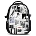 Produktbild Rucksack für Jungen Mädchen Damen Herren - Schulrucksack Schulranzen Ranzen für die Schule - Backpack für Stadt / Sport für Kinder & Jugendliche - Cooles Design / aus Canvas Stoff - Photos