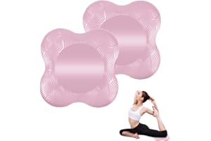 ORTVIAI 2 PièCes GenouillèRe De Yoga Tapis, Tapis Sport Bolster Yoga, Accessoires Yoga, 20 * 20cm, Pour ProtéGer Les Genoux, Les Poignets Et Les Coudes