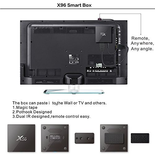 NBKMC- 2018 Derni  re Version  4K TV Box Android   2G   16G    Quad-Core Smart TV Box   Clavier sans Fil  Couleurs modifiables  Bo  tier Intelligent e