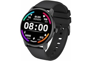 ARMODD Roundz 3 Orologio Smartwatch Donna / Uomo | Orologio Fitness Donna / Uomo - Impermeabil IP68 | Smart watch con Contapassi , Monitoraggio del Sonno e 240*240 1,28'' Touch Schermo, iOS / Android