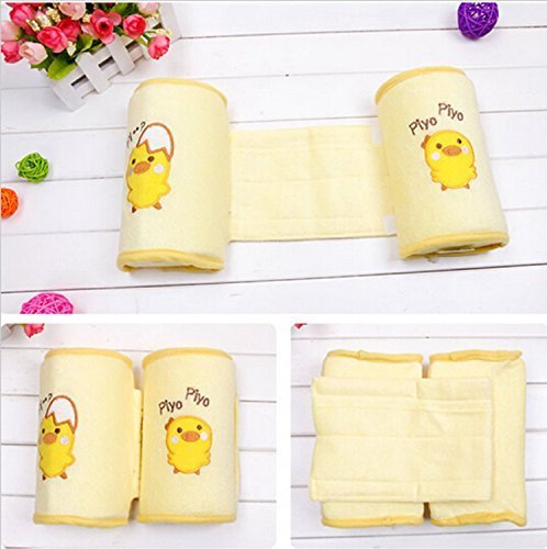 Baby-Kopfkissen, ruirs Nice Baby Anti-Roll Kissen schlafen, Positionierer Infant Unterstützung Cot Sicherheit Kissen (gelb Chick) - 3