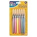 Price comparison product image 6 x Assorted Colour Paint Pens Bristle Fibre Tipped Art Craft Kids Stationery.
