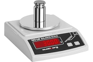 Steinberg Systems Professional Precision Scale Kitchen Scale Letter Scale Lab Scale 3000g/0.1g White SBS-LW-3000N (AC/DC Adapter, 230v/50Hz)