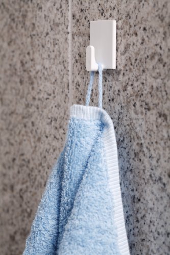 tesa-Powerstrips KLEIN 57500–00001–01 Klebehaken rechteckig, weiß - 3