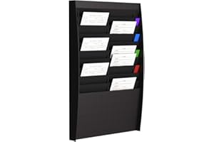 Paperflow A4V2X10.01 Trieur mural structure/case en polystyrène Noir