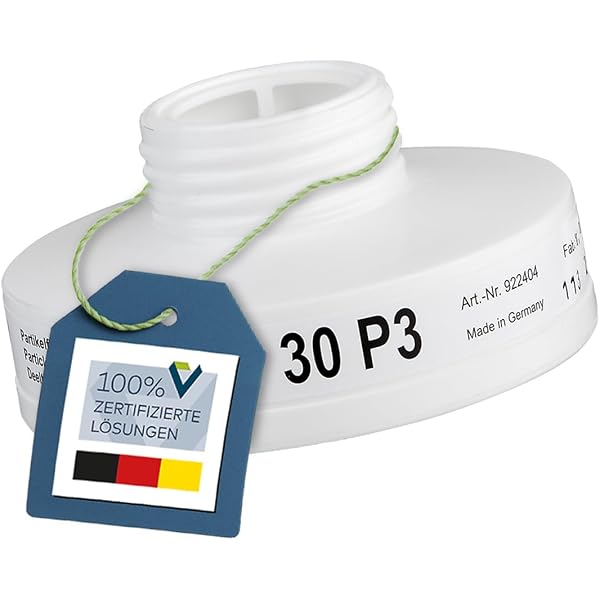 Filtre Combiné De Masque Respiratoire Classe A2B2E2K2HgP3 - Compatible Rd40, Protection Gaz, Vapeurs, Particules - 3