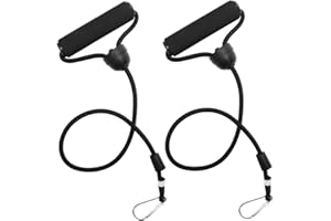 MIUUIPI Vibrationsplatte Expanderbänder Widerstandsbänder elastische Bungee-Seile Hilfsbänder Fitnessübungsbänder für Gewichtheben, Krafttraining, Muskelaufbau