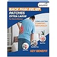 Wipness 100% Natural Back Pain Relief Patches Extra Large for Men & Women – Pack of 5 Extra Large Patches for Back Pain, Muscular Pain & Joint Pain