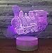 Produktbild 3D Lichter Kreative Zug Nachtlicht Neue Phantasie Elektronik Großhandel Schöne 7 Farbwechsel 3D Lampe