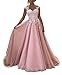 Produktbild Lovelybride Prinzessin Ärmellos Abendkleid Lange mit Appliques Spitze Party Kleid