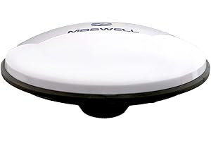 Maswell GNSS Surveying High Precision Antenna Up to 2cm Accuracy, Full Constellation GPS/GLONASS/Galileo/COMPASS/QZSS, IP67, TNC Female, for Precision Navigation, Marine, Surveying, and Agriculture
