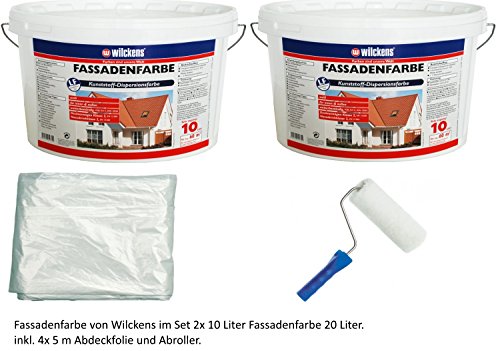 Fassadenfarbe (Fassadenfarbe weiss 10 Liter)