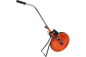 NESTLÉ G.NESTLE Messrad Standardmodell Vollrad | Toleranz <0,05% | Qualitätszählwerk Made in Germany | 9999,99 m Messbereich | Ø 318,5 mm Vollrad, klappbare Führungsstange, Bremse & Abstellbügel