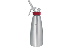 Colichef Siphon Professionnel à Chantilly iSi Gourmet Whip 1 Litre/Parfait pour Les préparations Chaudes ou Froides (chantillys et espumas). Le Choix des Plus Grands Chefs du Monde Entier